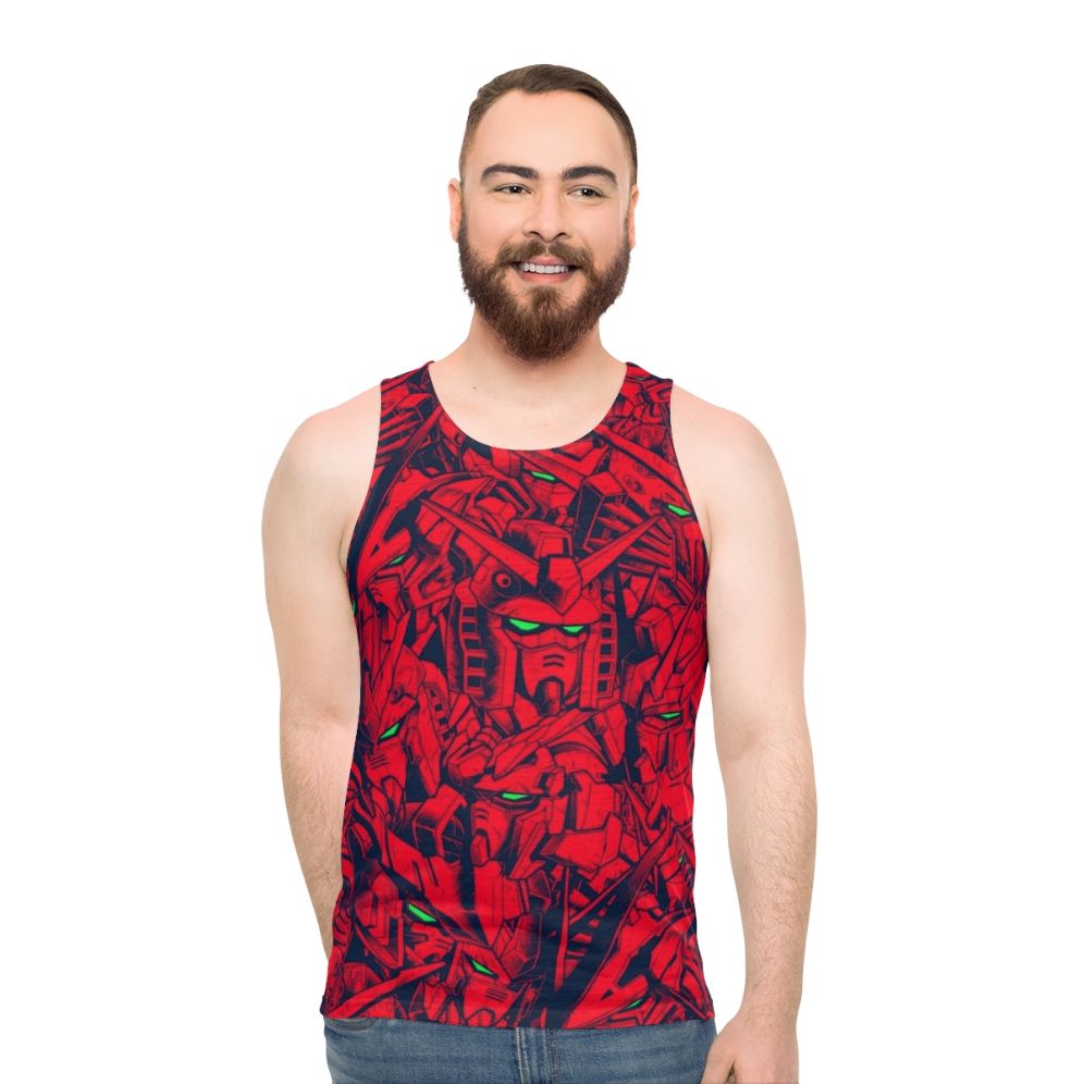 Gundam Camo Unisex Tank Top