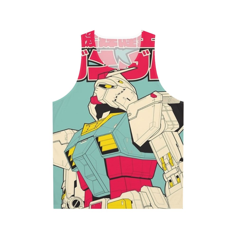 Gundam inspired unisex tank top