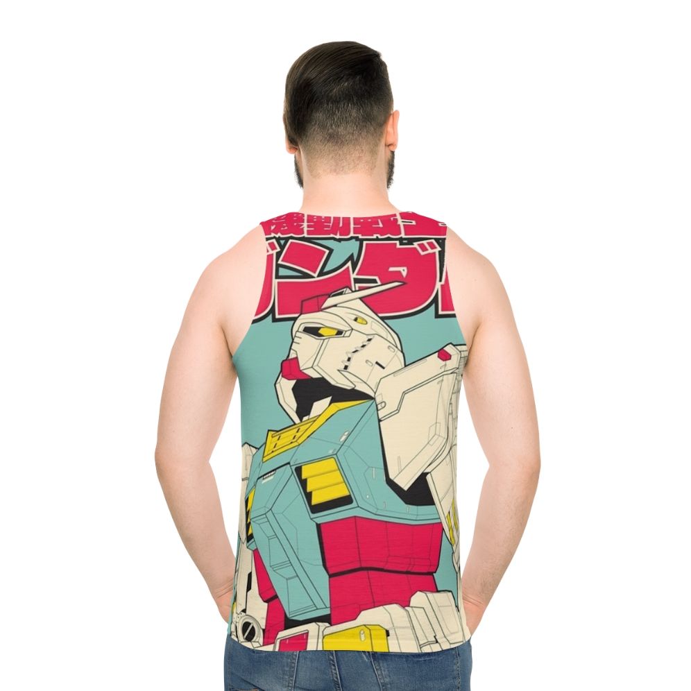 Gundam inspired unisex tank top