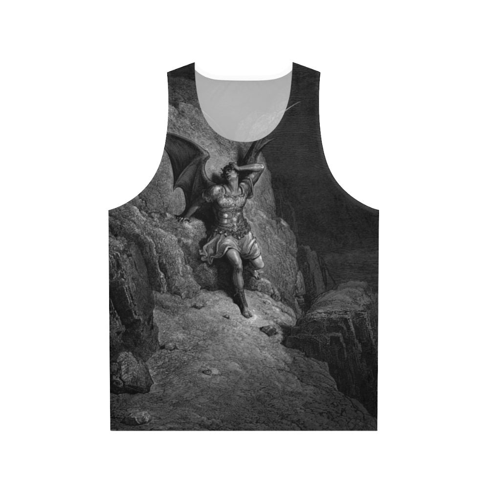 Gustave Dore's The Fall of Satan 1866 Unisex Tank Top