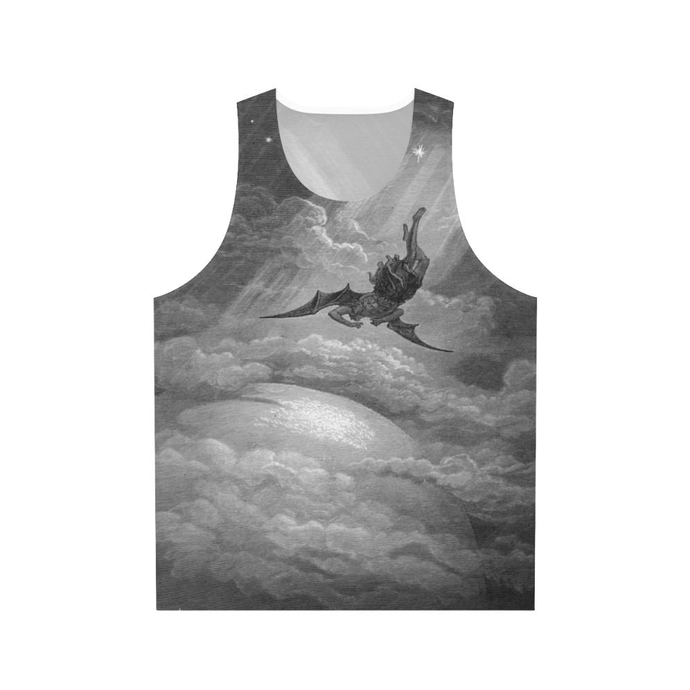 Gustave Dore's "Satan Falls to Earth" 1866 Unisex Tank Top
