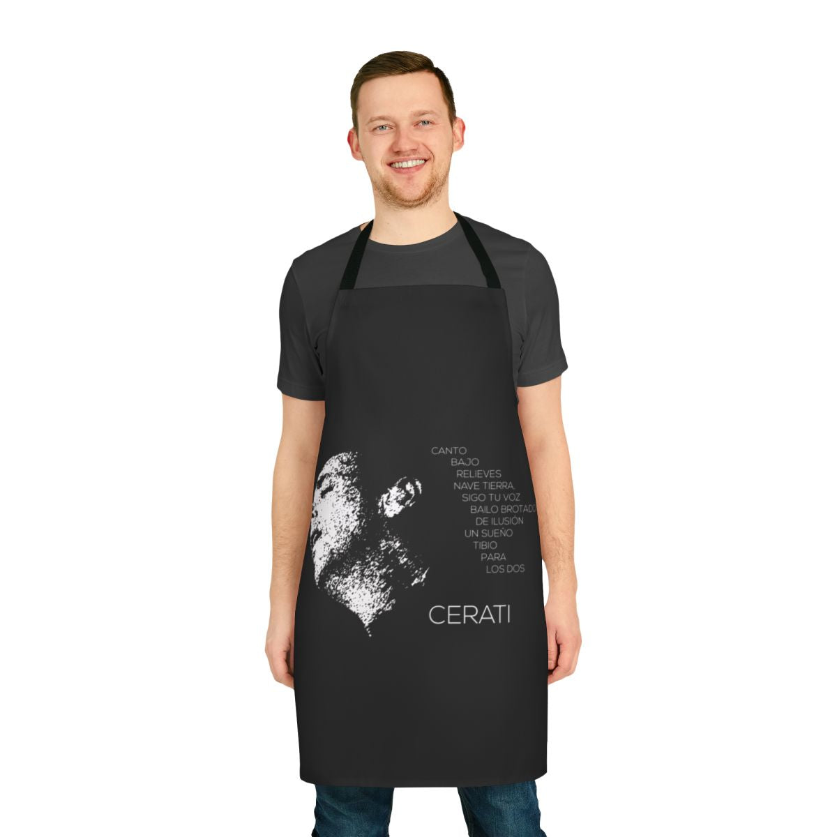 Gustavo Cerati Inspired Apron - Rocker Musician from Argentina