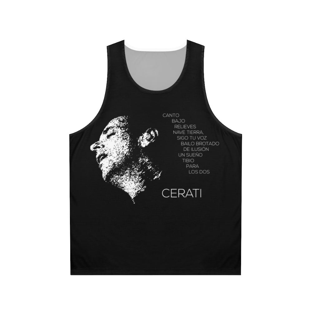 Gustavo Cerati Soda Stereo Unisex Rock Tank Top