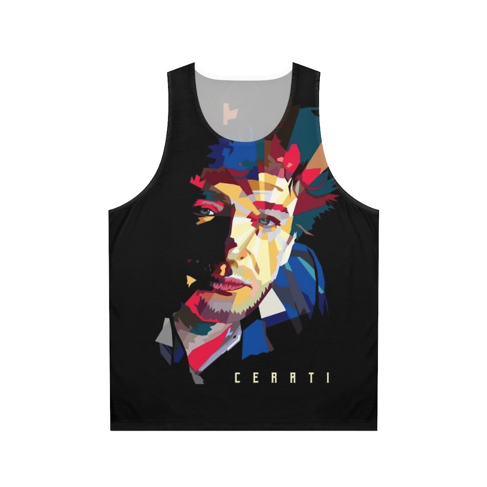 Gustavo Cerati Unisex Low Poly Tank Top