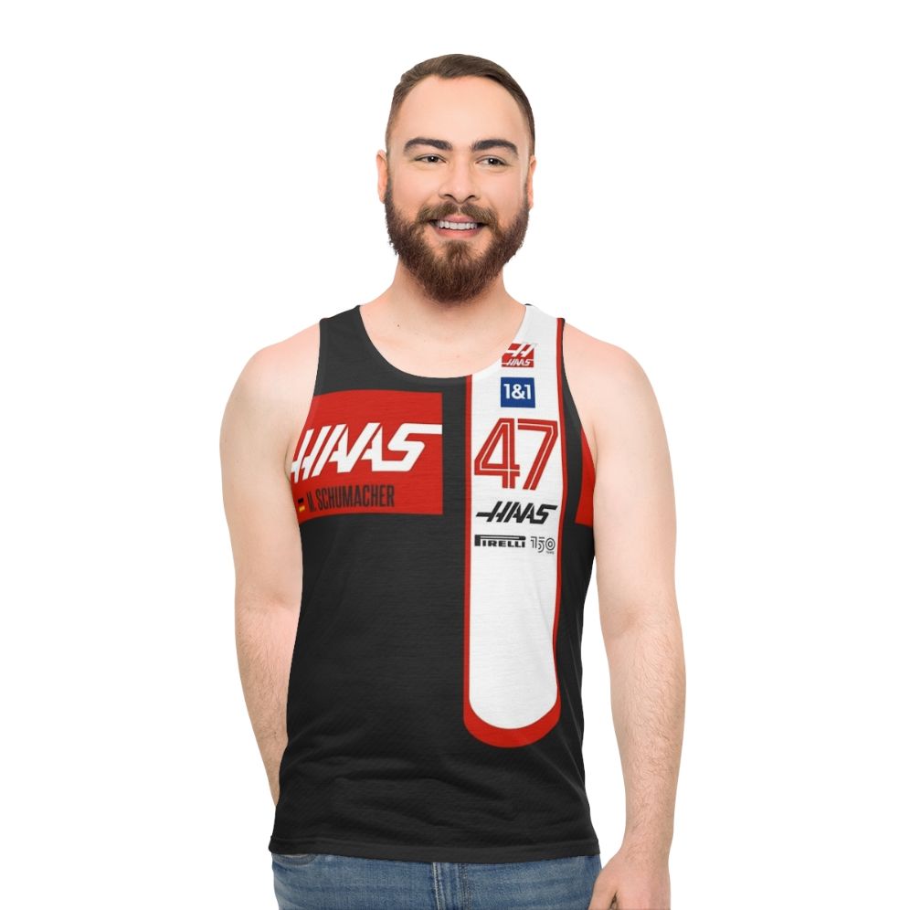Haas F1 2022 Mick Schumacher Unisex Tank Top