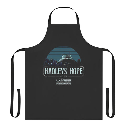 Hadley's Hope Sci-Fi Horror Apron with Cute Alien Graphic