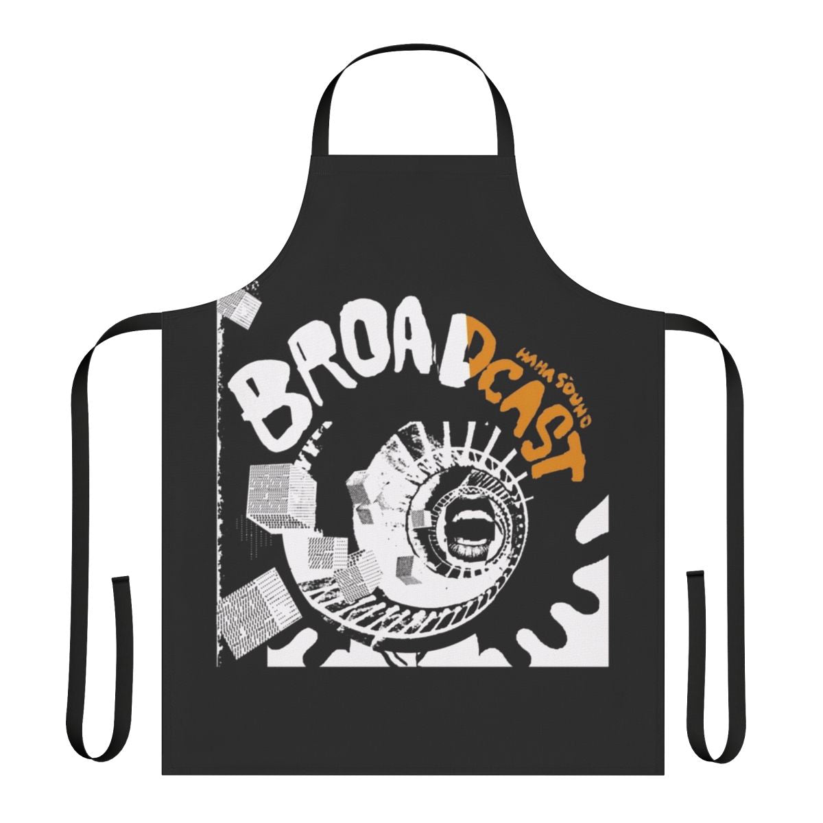 Haha Sound Music Apron - Stylish Apron for Broadcast, Music, and Audio Enthusiasts