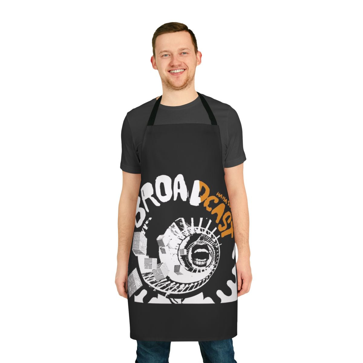 Haha Sound Music Apron - Stylish Apron for Broadcast, Music, and Audio Enthusiasts