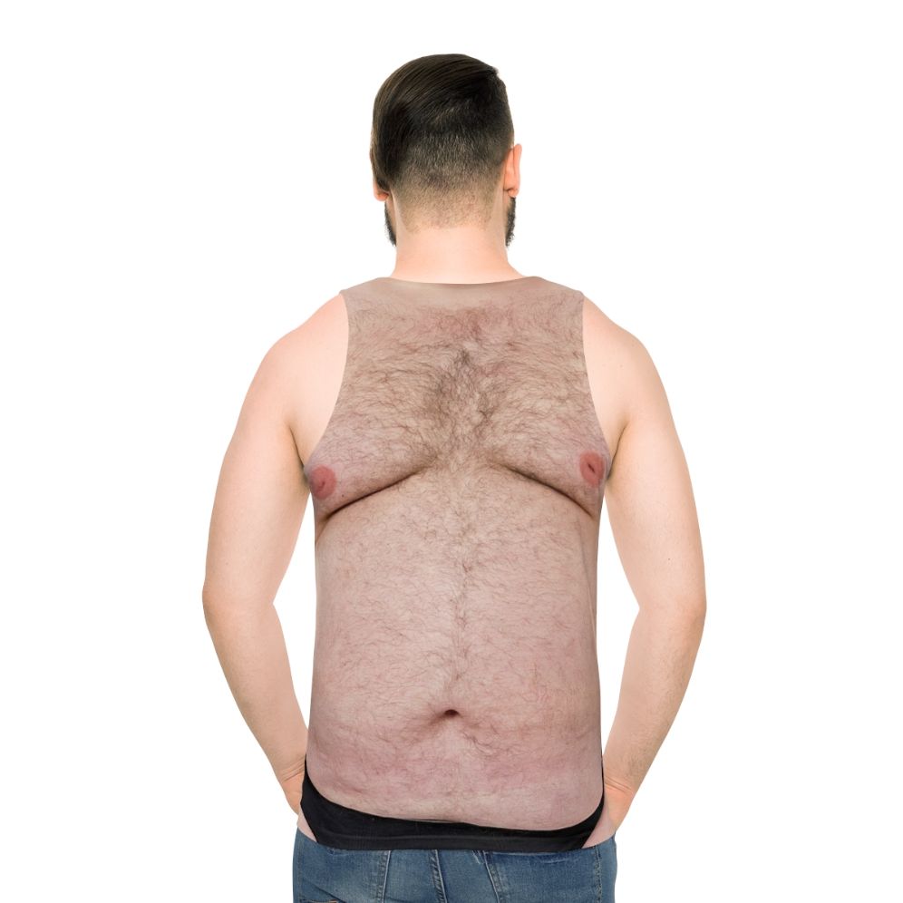 Hairy Belly Funny Unisex Tank Top
