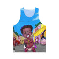 Haiti Unisex Tank Top with Music Graphic