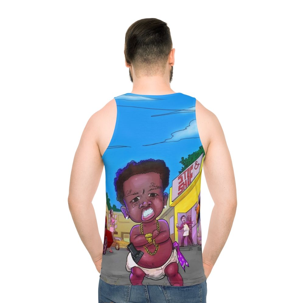 Haiti Unisex Tank Top with Music Graphic