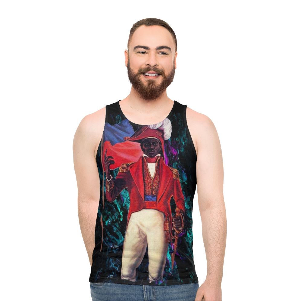 Haitian Revolution Abstract Unisex Tank Top