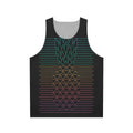 Hala Kahiki Unisex Tank Top with Tropical, Minimalist, and Retro-Inspired Design