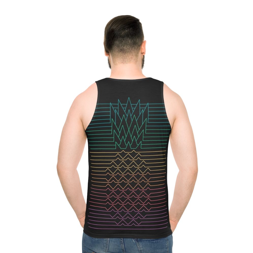 Hala Kahiki Unisex Tank Top with Tropical, Minimalist, and Retro-Inspired Design
