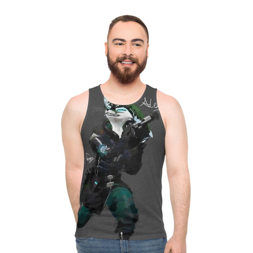 Half Life Alyx Rexouium Unisex Tank Top