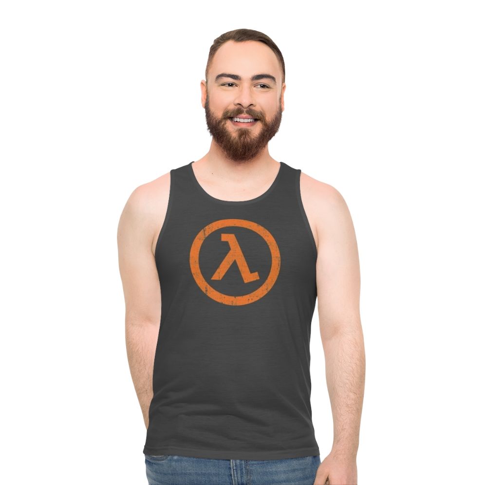 Half Life Lambda Symbol Unisex Tank Top