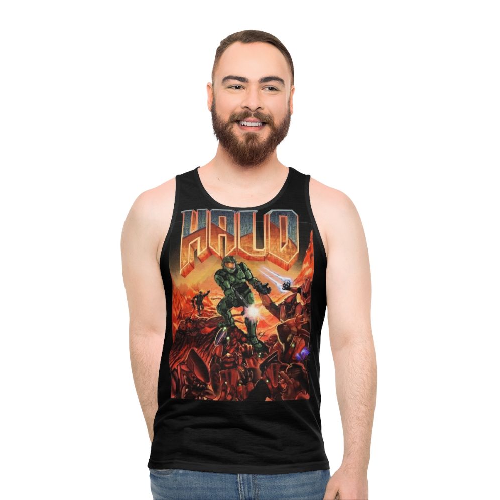 Halo Game Unisex Tank Top