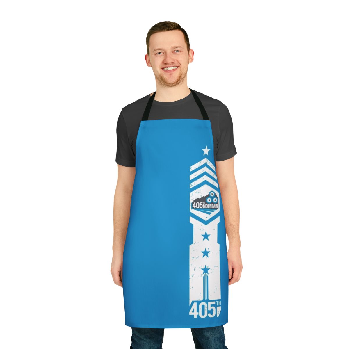 405th Mountain Regiment Apron featuring Halo Spartan-inspired design