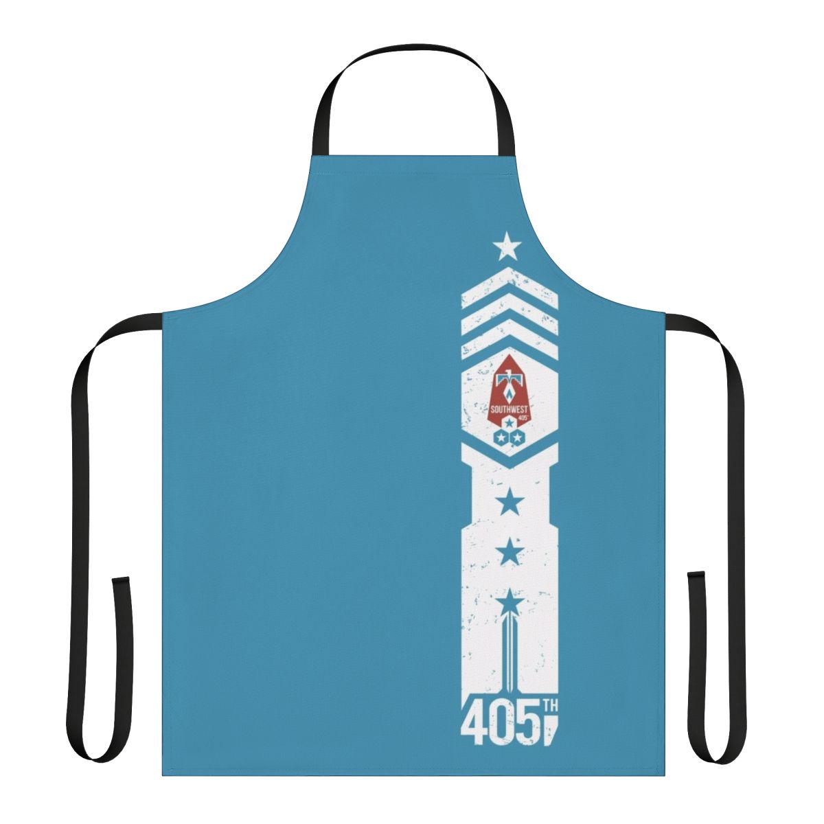 Halo-inspired 405th Southwest Regiment apron with Spartan armor design