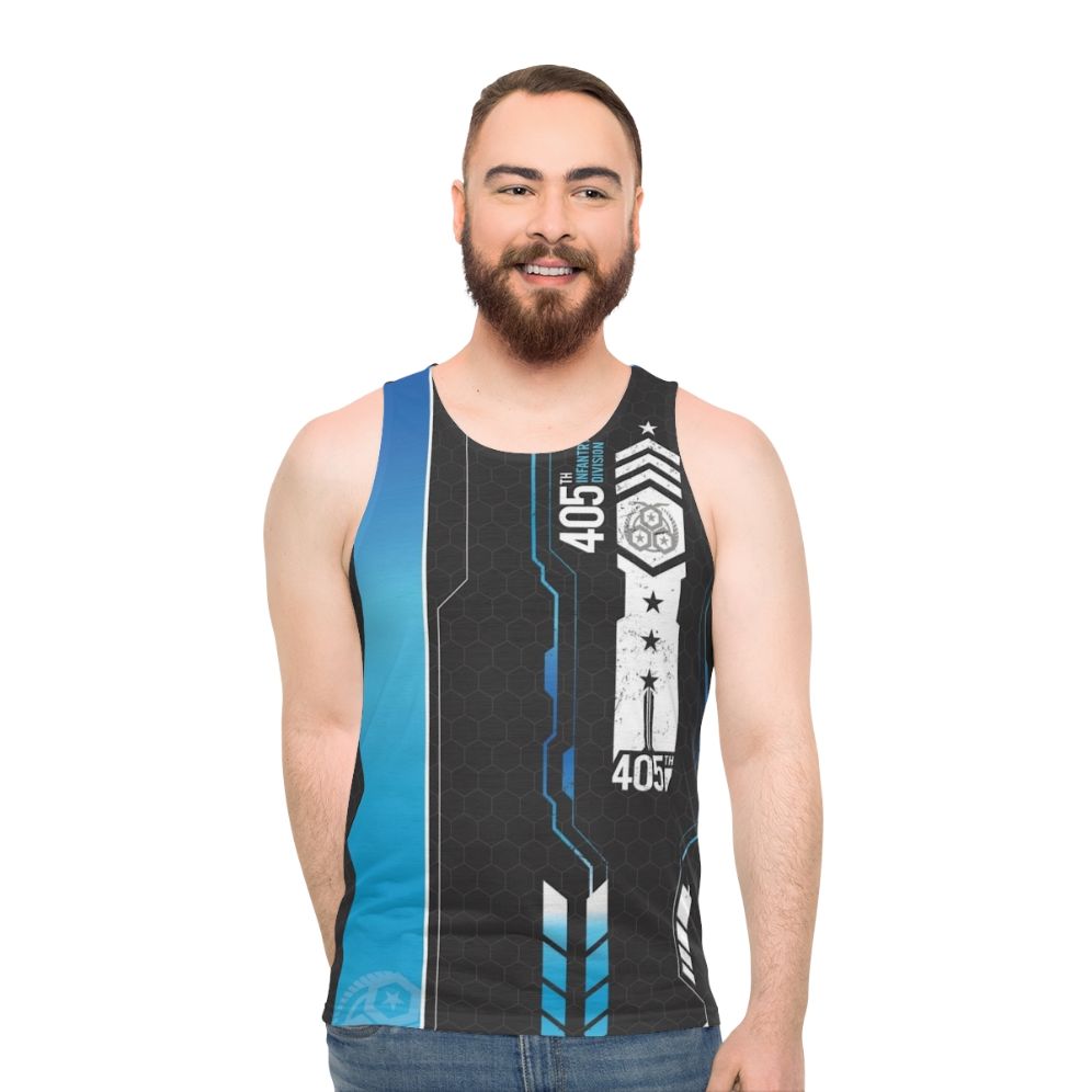 Halo Inspired 405th Tech Unisex Tank Top