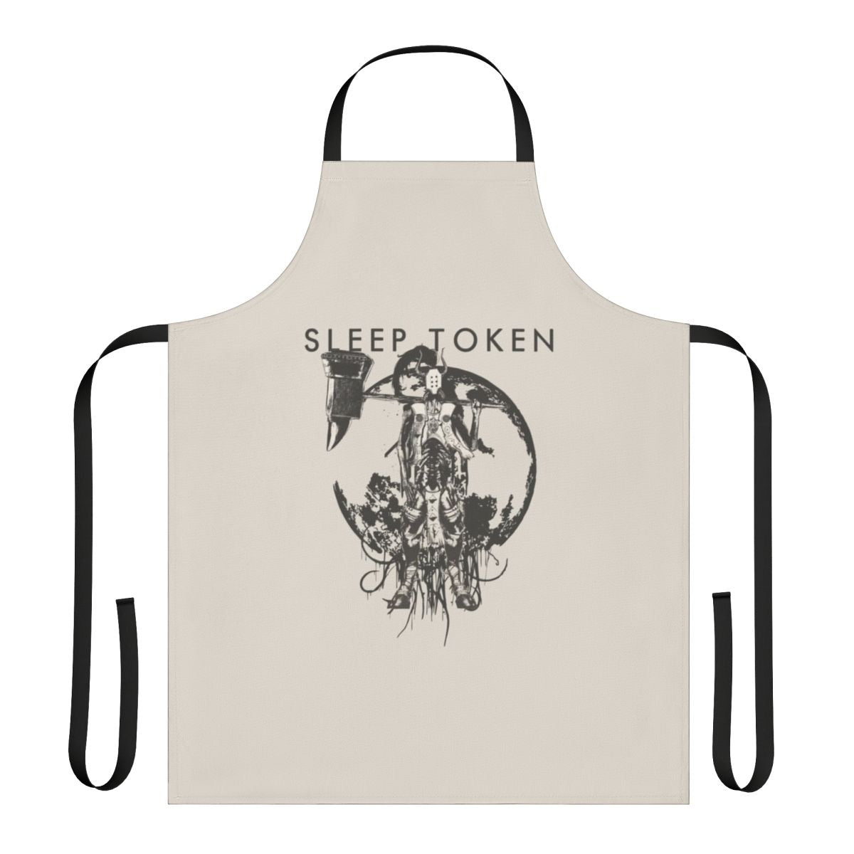 Hammer-themed apron for fans of the progressive metal band Sleep Token