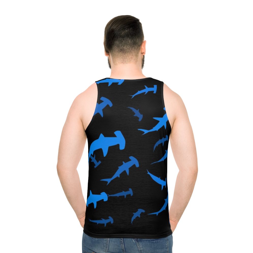 Hammerhead shark unisex tank top