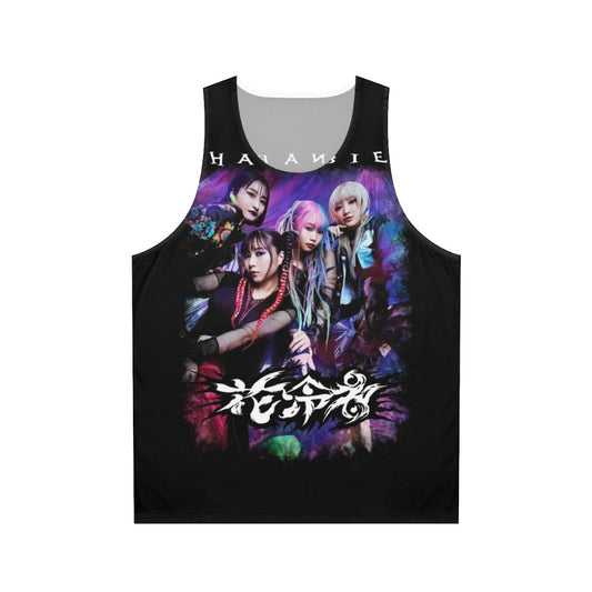 Hanabie Band Unisex Tank Top for Fans of Japanese Metal Music
