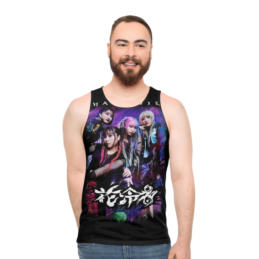 Hanabie Band Unisex Tank Top for Fans of Japanese Metal Music