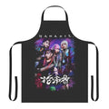 Hanabie-inspired music-themed apron featuring the band's logo and artwork