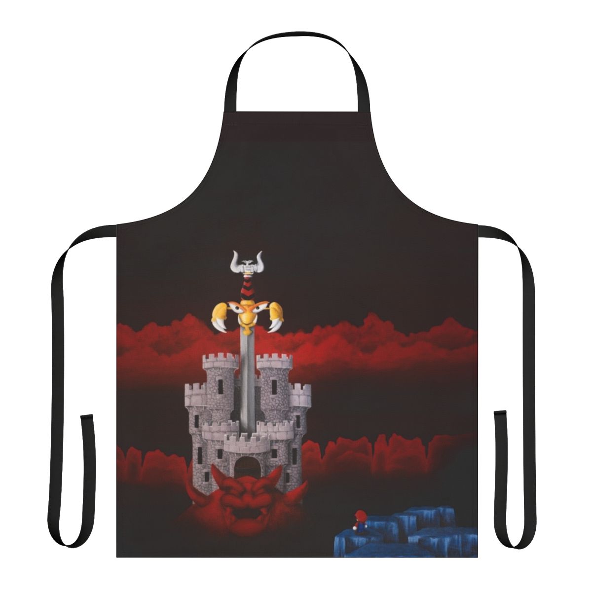 Handcrafted acrylic apron in a stylish design by Mal Georg