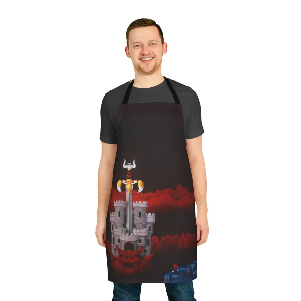 Handcrafted acrylic apron in a stylish design by Mal Georg