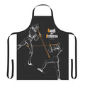 Handcrafted apron featuring historical fencing artwork and design, perfect for HEMA practitioners and medieval combat enthusiasts.