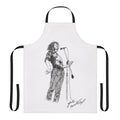 Handmade apron featuring original ink artwork inspired by the iconic musician Joe Cocker.