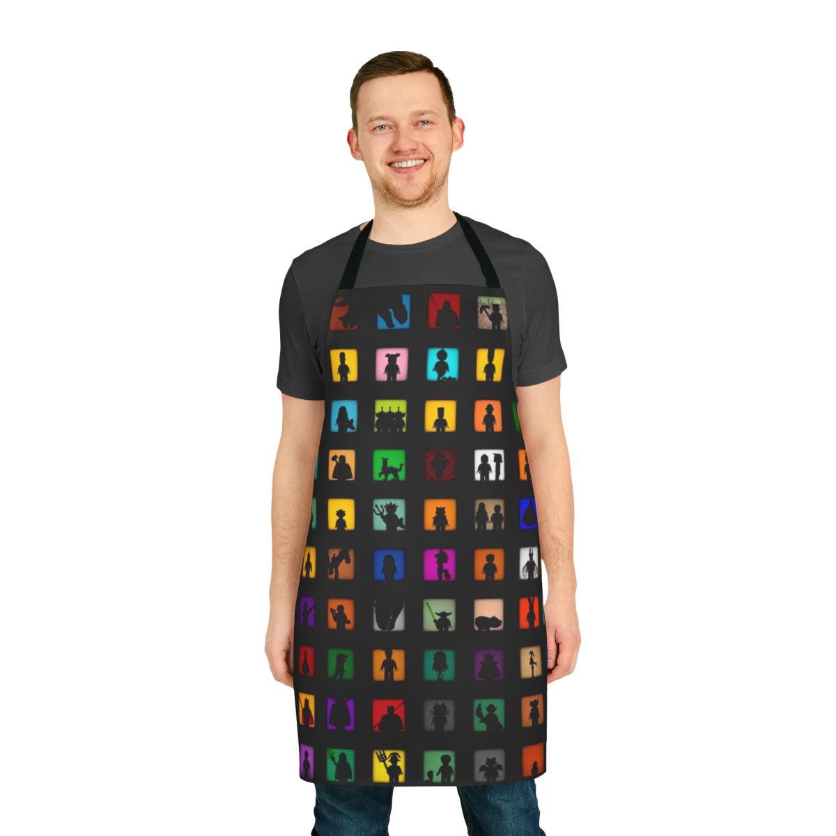 Shadow Series Apron with LEGO-inspired design