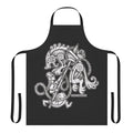 Shieldmaiden Huntress Apron featuring intricate knotwork and dotwork designs