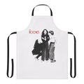 A visually-striking apron featuring the iconic folk music trio, The Roches.