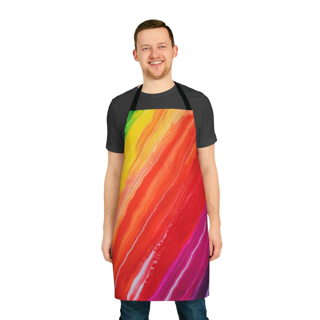 Handmade acrylic apron designed by Mal Georg