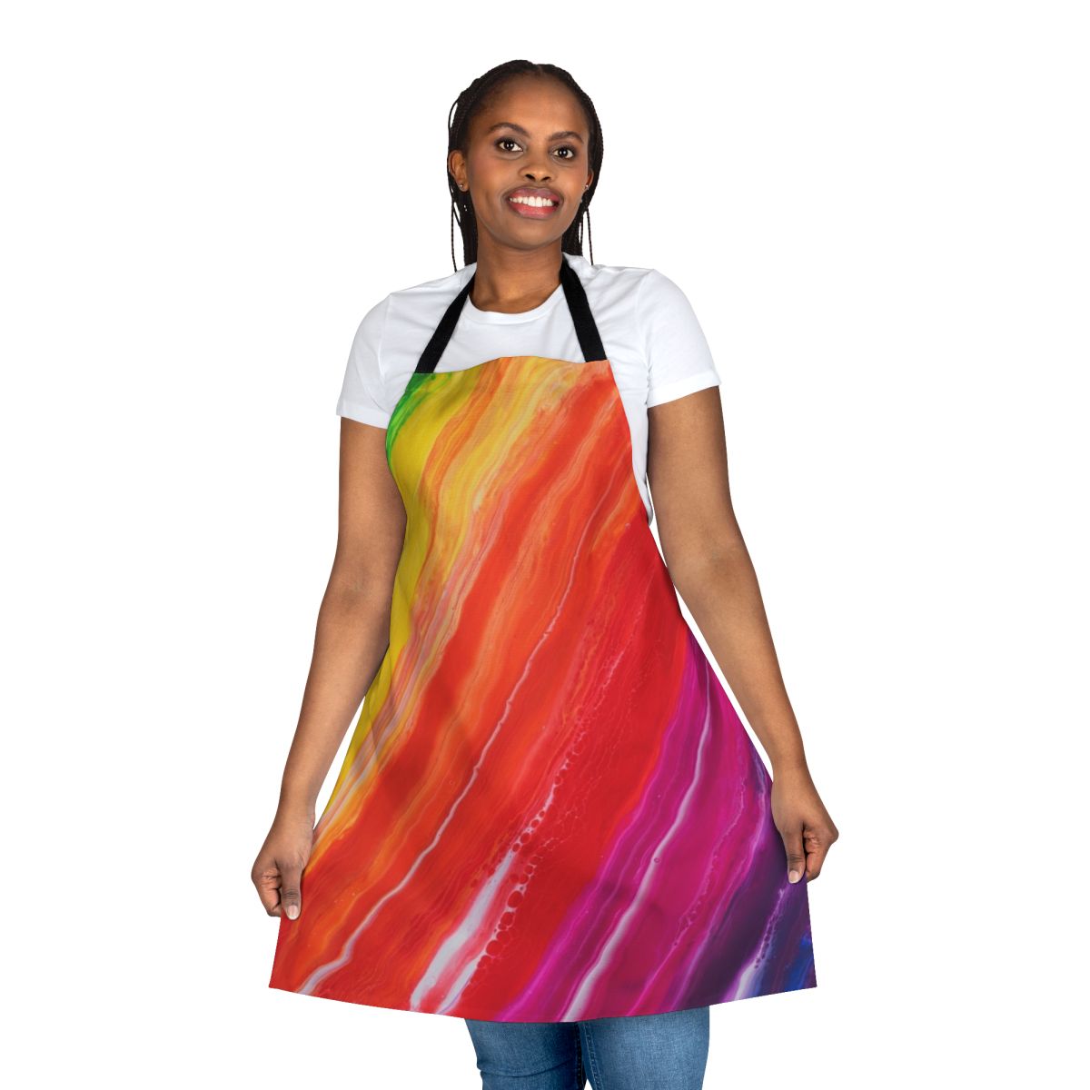 Handmade acrylic apron designed by Mal Georg