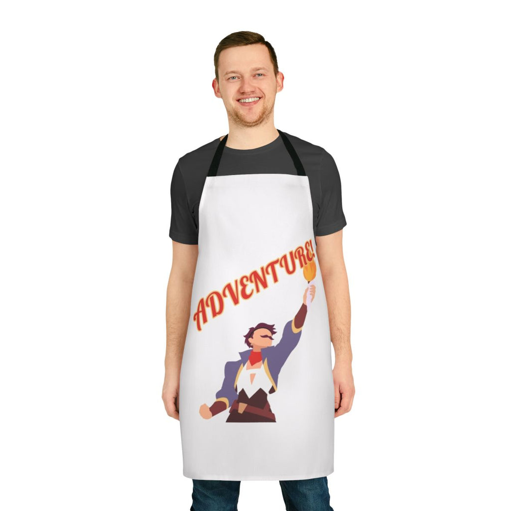 A colorful apron featuring the character Sea Hawk from the She-Ra and the Princesses of Power series.