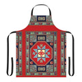 Vibrant handmade Armenian folk art apron with traditional patterns and designs