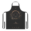 A handmade apron featuring the iconic sandworm from the Dune science fiction universe.