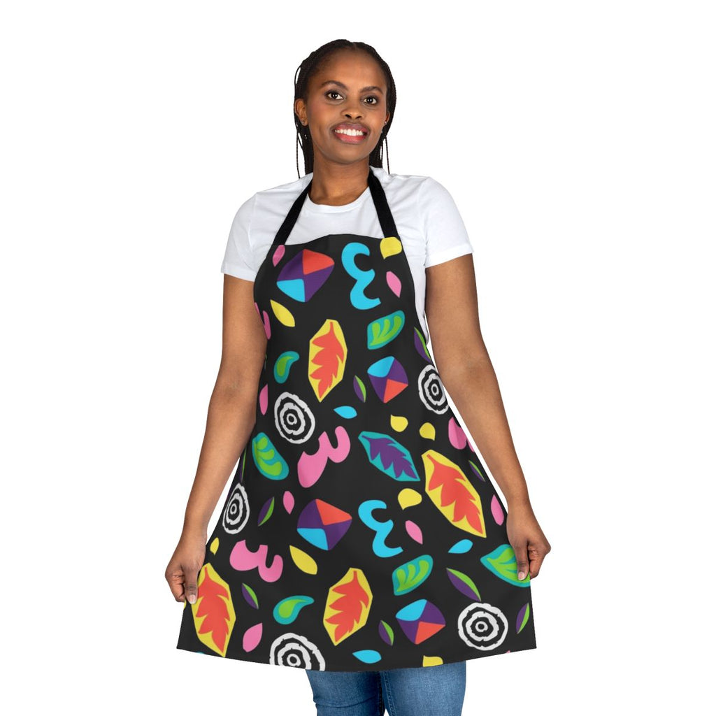 Handmade Eleven-inspired apron sewing pattern featuring characters and designs from the Netflix series Stranger Things.