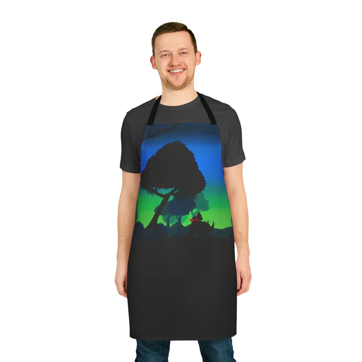 Artistic mangrove-inspired acrylic apron handmade by Mallory Georg