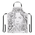 Handmade apron featuring a graphic design inspired by the music of Marina and the Diamonds.
