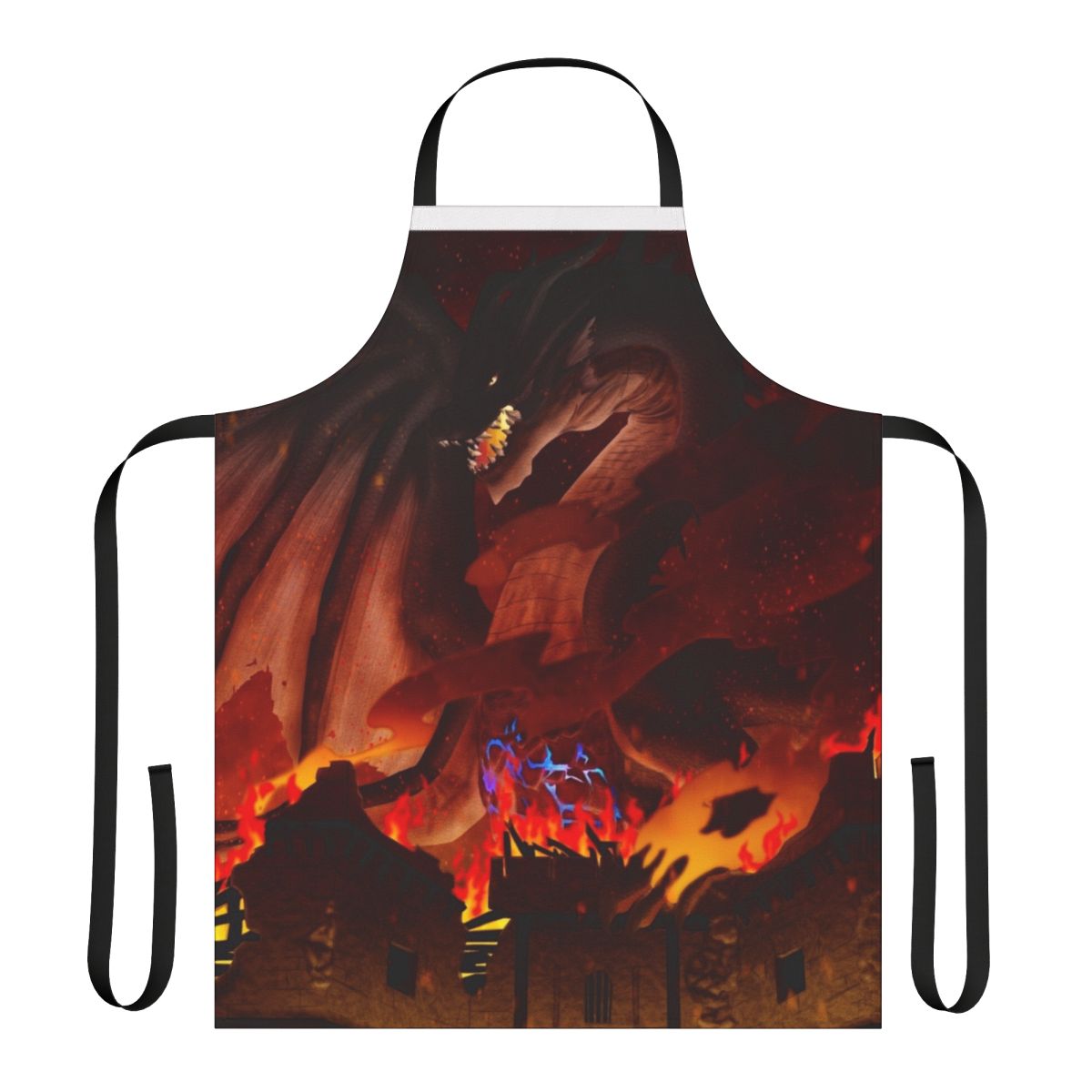 Fatalis Dragon-Themed Cooking Apron for Monster Hunter Fans