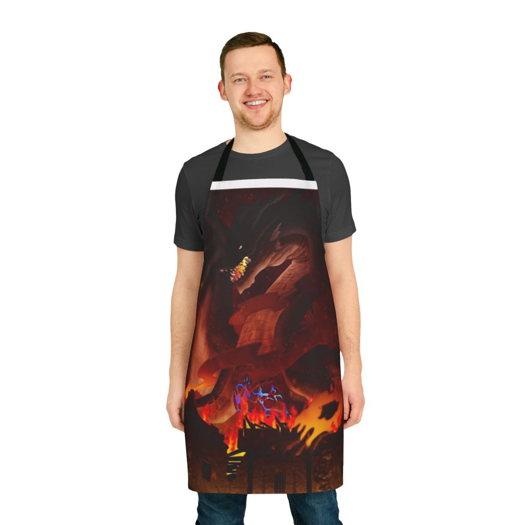 Fatalis Dragon-Themed Cooking Apron for Monster Hunter Fans