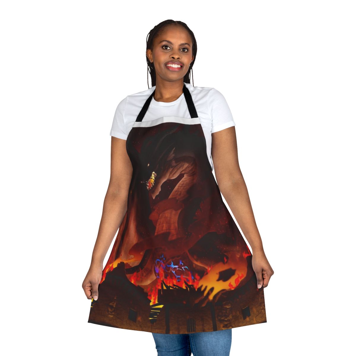 Fatalis Dragon-Themed Cooking Apron for Monster Hunter Fans