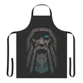 Handmade Odin-inspired apron with tribal, mystical, and Scandinavian design elements