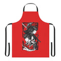 Handmade apron featuring the Branwen twins Raven and Qrow from the RWBY series