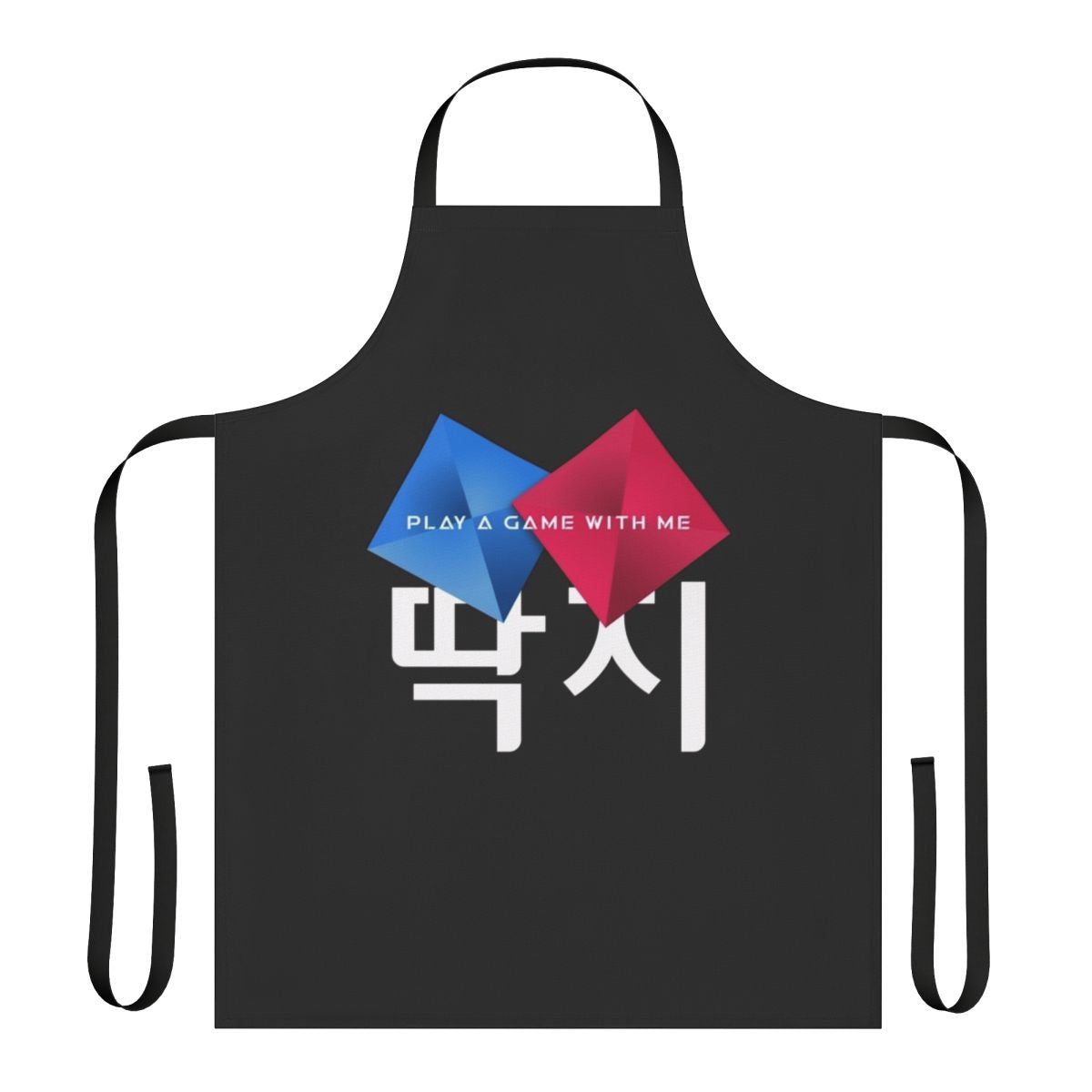 Handmade apron featuring the Ddakji game from the popular Netflix series Squid Game